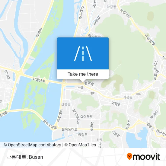 낙동대로 map