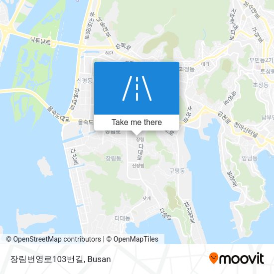 장림번영로103번길 map