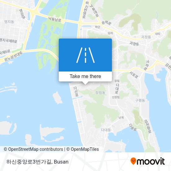 하신중앙로3번가길 map