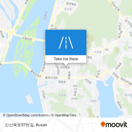 신산북로57번길 map