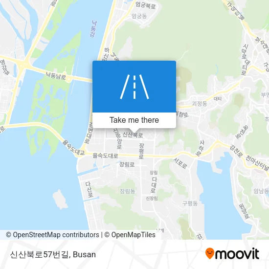 신산북로57번길 map