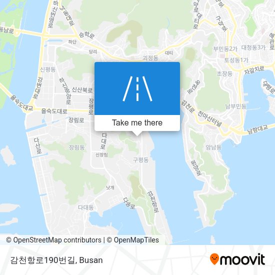 감천항로190번길 map