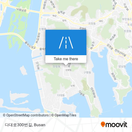 다대로300번길 map