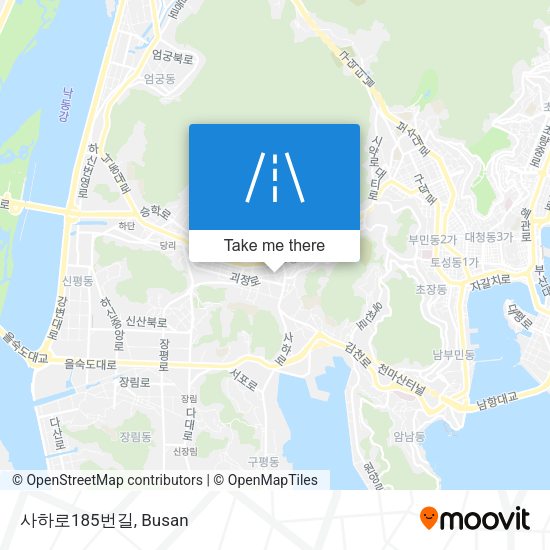 사하로185번길 map