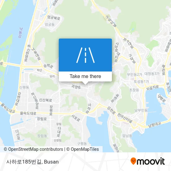 사하로185번길 map