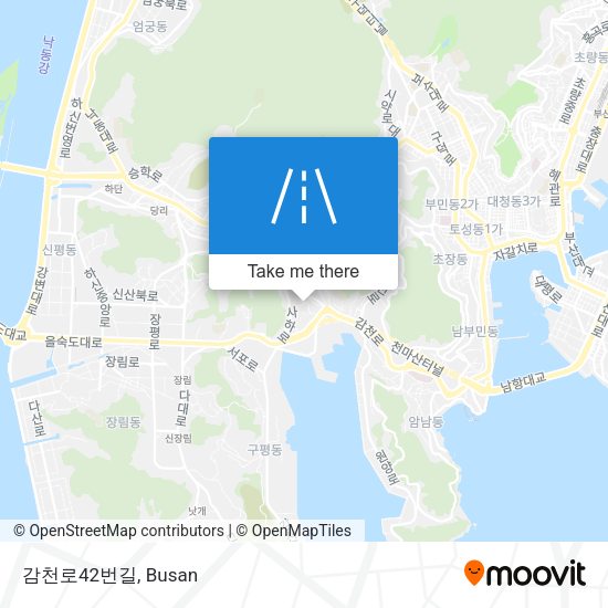감천로42번길 map