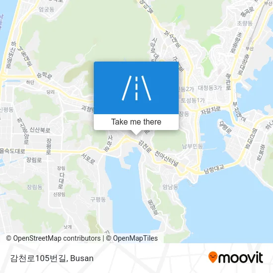 감천로105번길 map