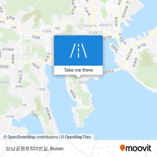 암남공원로522번길 map