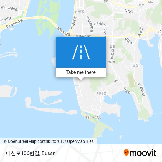 다산로106번길 map