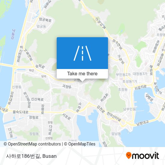 사하로186번길 map