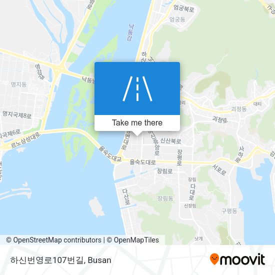 하신번영로107번길 map
