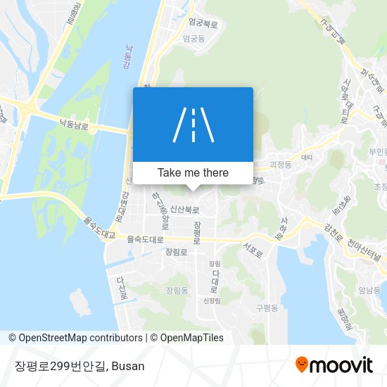 장평로299번안길 map