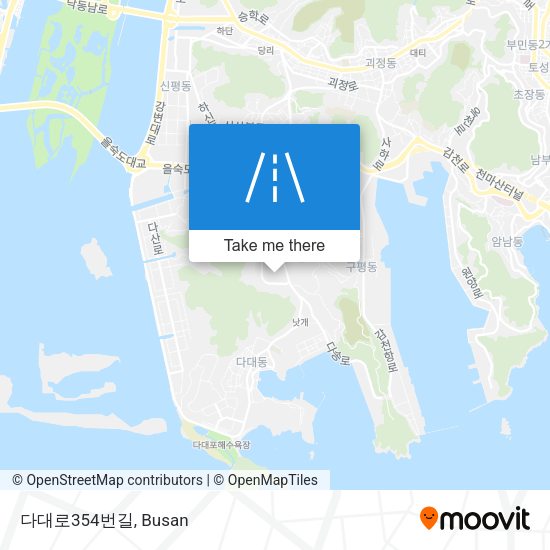 다대로354번길 map