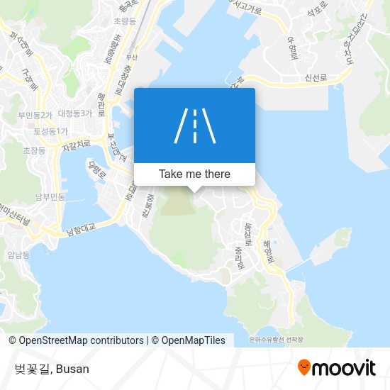 벚꽃길 map