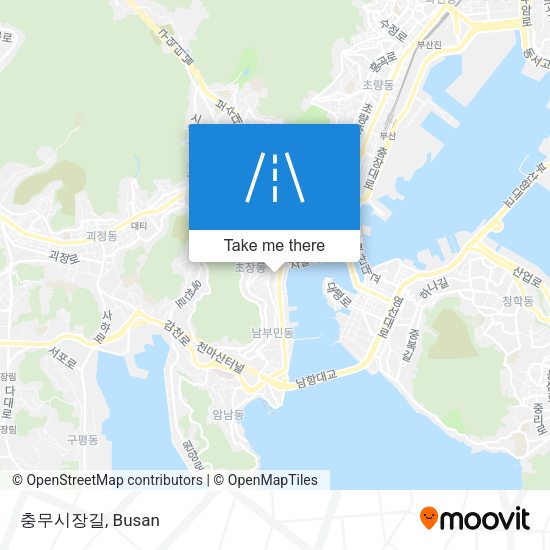 충무시장길 map