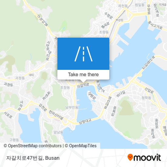 자갈치로47번길 map