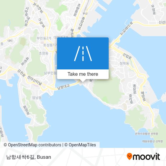 남항새싹6길 map