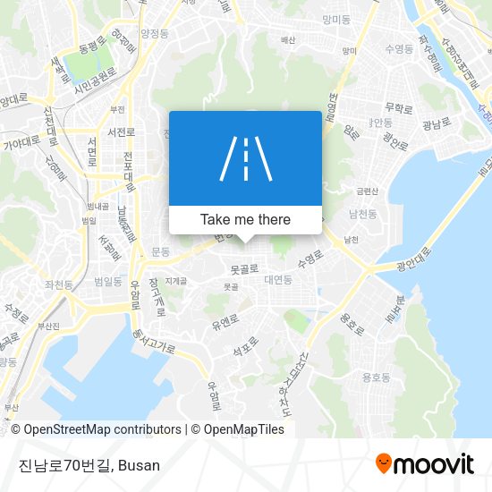 진남로70번길 map