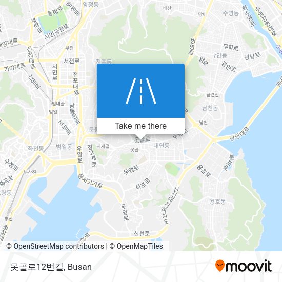 못골로12번길 map
