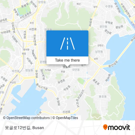 못골로12번길 map