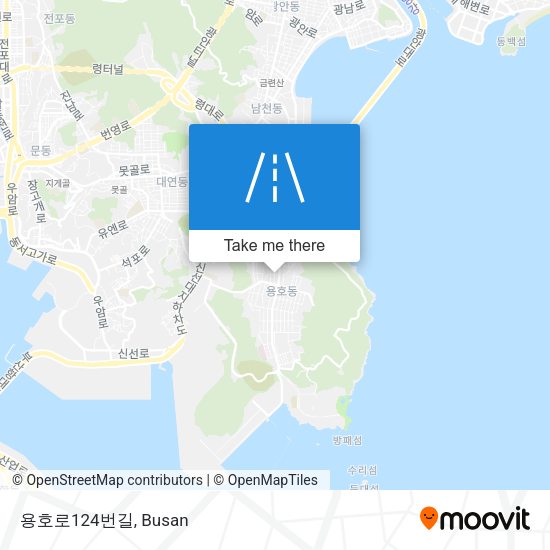 용호로124번길 map