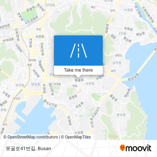 못골로41번길 map