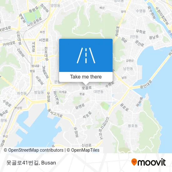 못골로41번길 map