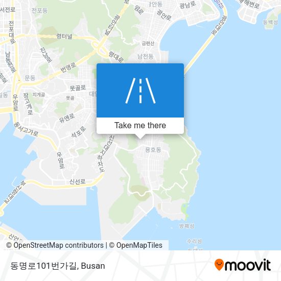 동명로101번가길 map