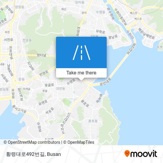 황령대로492번길 map