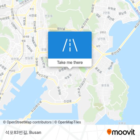 석포83번길 map