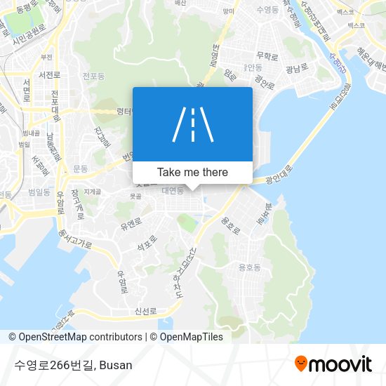 수영로266번길 map
