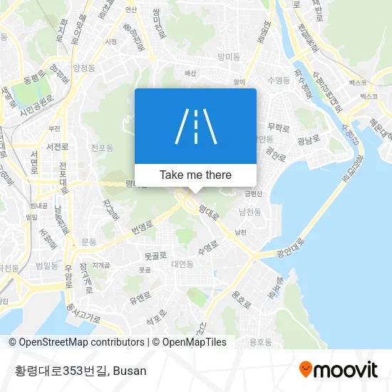 황령대로353번길 map