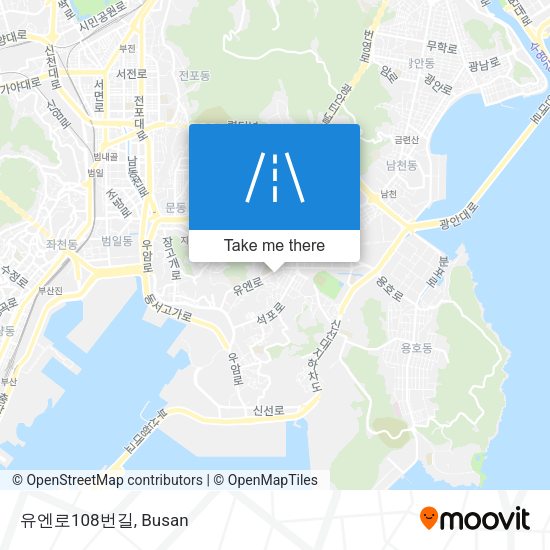 유엔로108번길 map