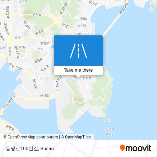 동명로100번길 map