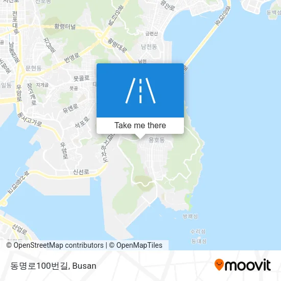 동명로100번길 map