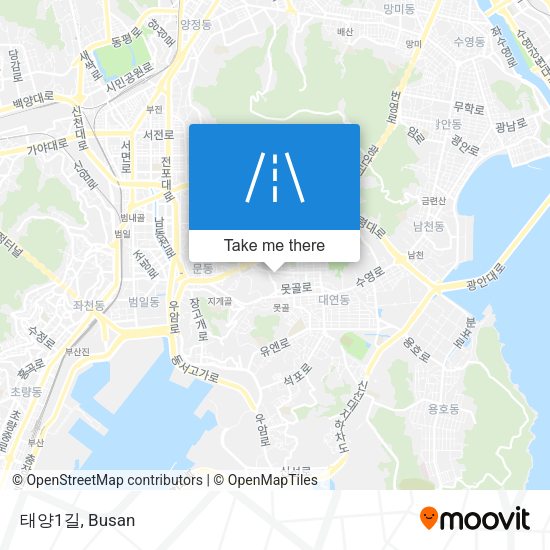 태양1길 map
