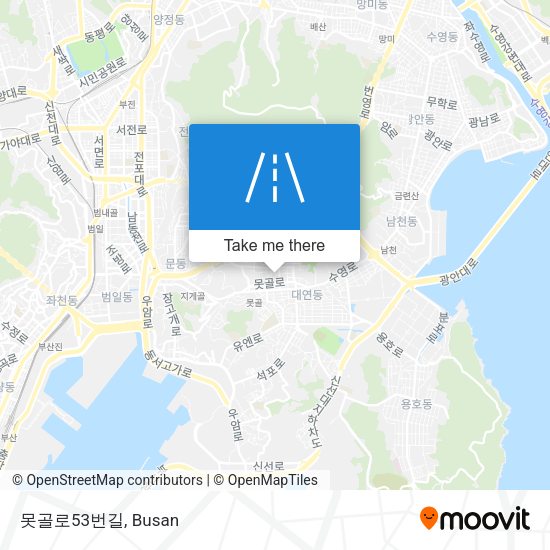못골로53번길 map