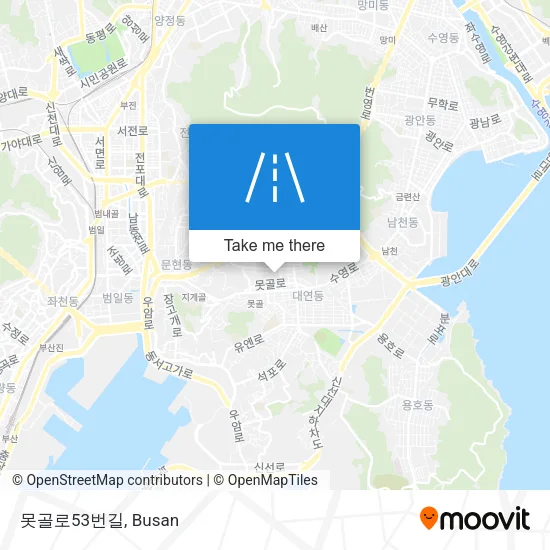 못골로53번길 map