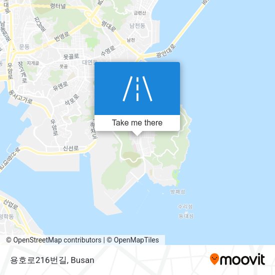 용호로216번길 map