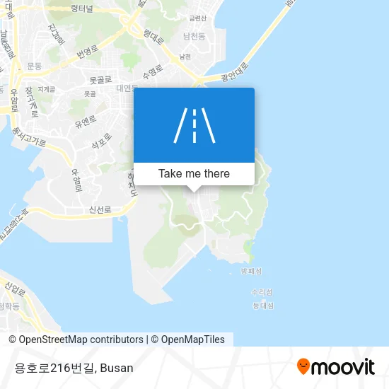 용호로216번길 map