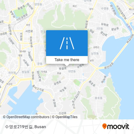 수영로219번길 map