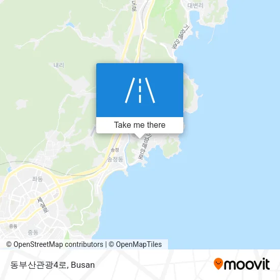 동부산관광4로 map
