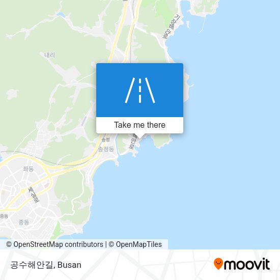공수해안길 map