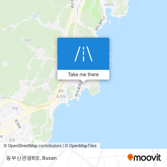 동부산관광8로 map