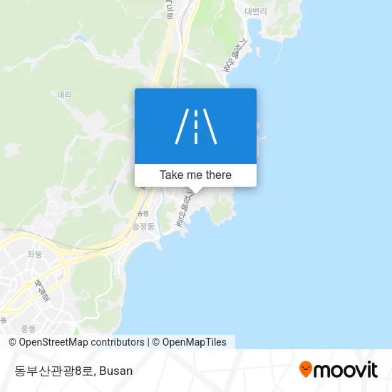 동부산관광8로 map
