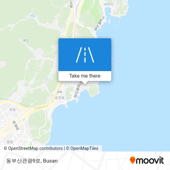 동부산관광9로 map