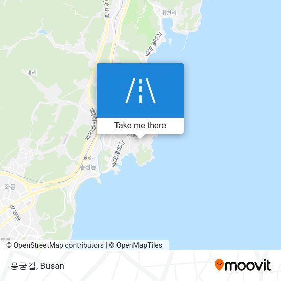 용궁길 map