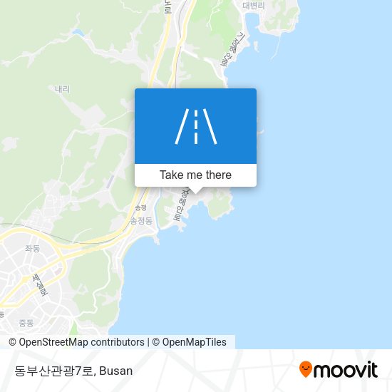 동부산관광7로 map