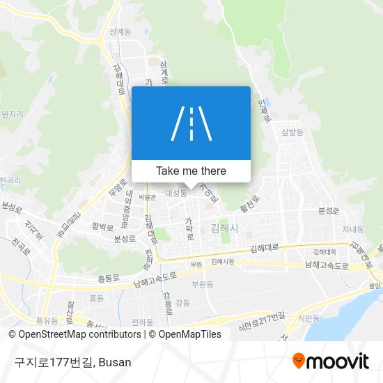 구지로177번길 map