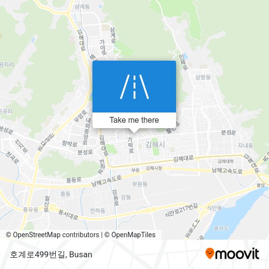 호계로499번길 map